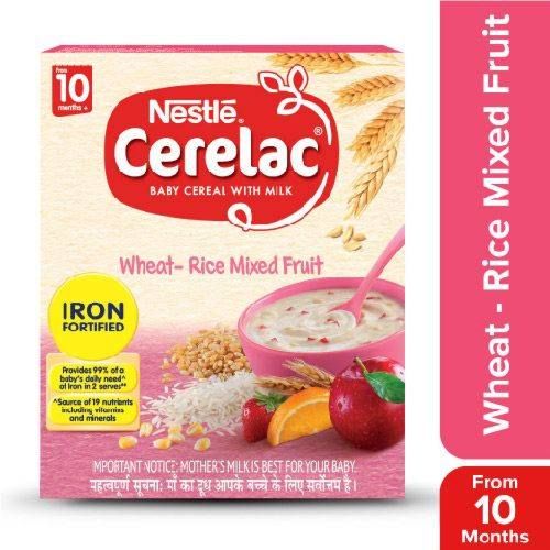 Cerelac Wheat Rice Mixed Fruit 300 g (From 10 To 24 Months)