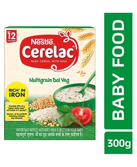 Cerelac Multigrain Dal Veg 300 g (From 12 To 24 Months)