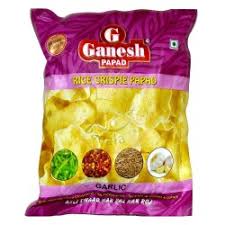 Ganesh Rice Crispy Garlic Papad 150 g