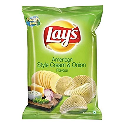 Lays American Style Cream & Onion Flavour 52 g