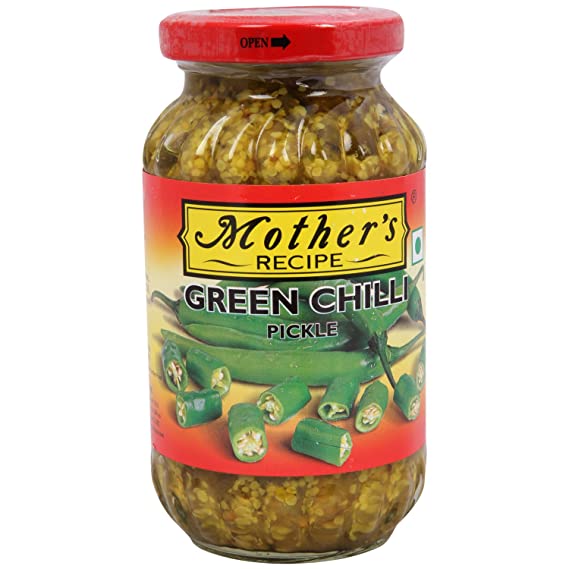 Mother Green Chilli Pickle 500 g