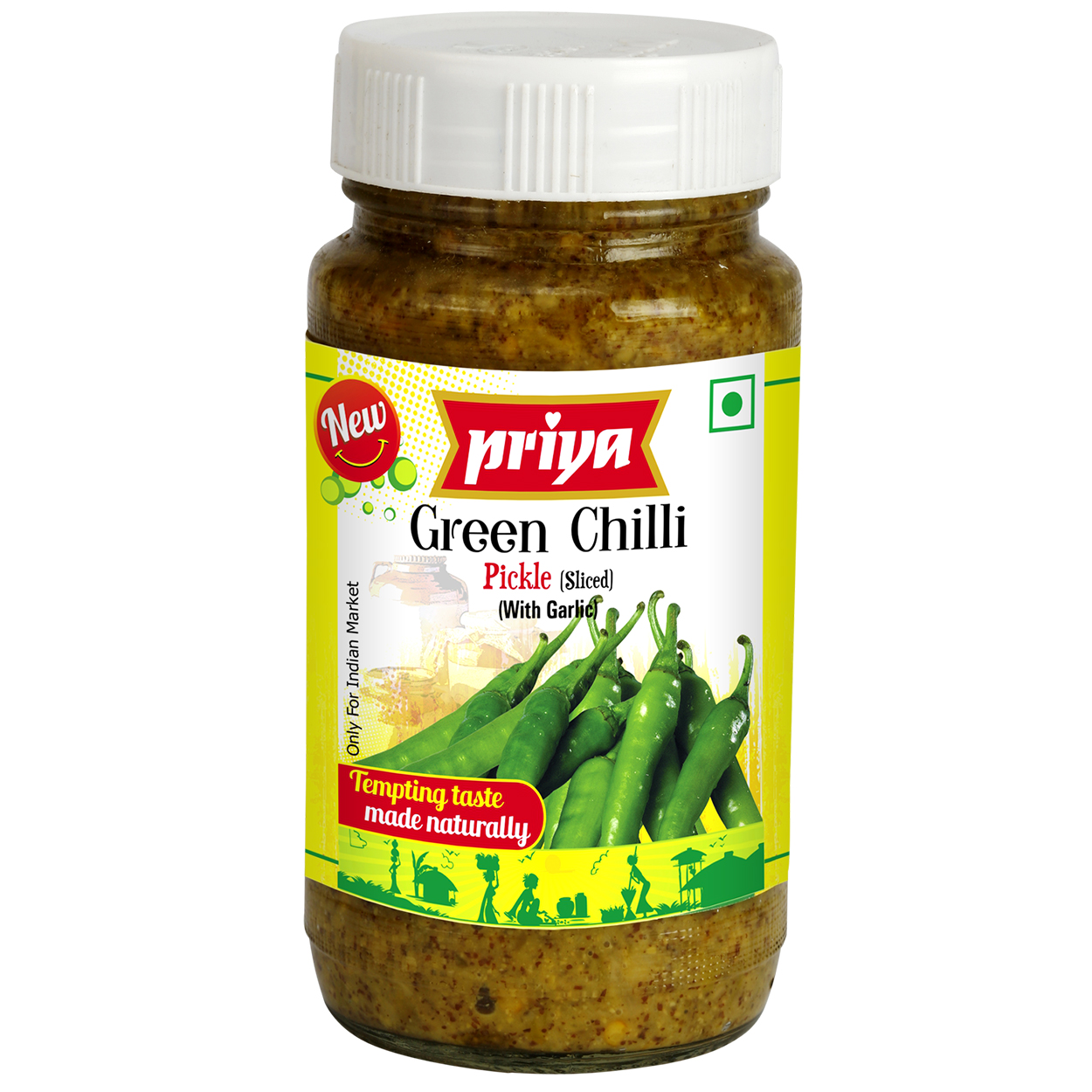 Priya Green Chilly Pickle 300 g