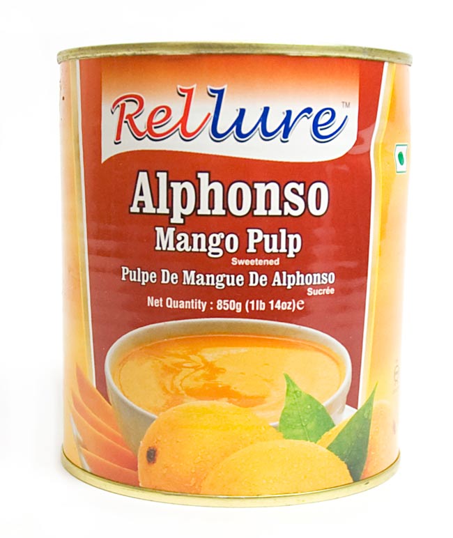 India @ Home Alphonso Mango Pulp 850 g