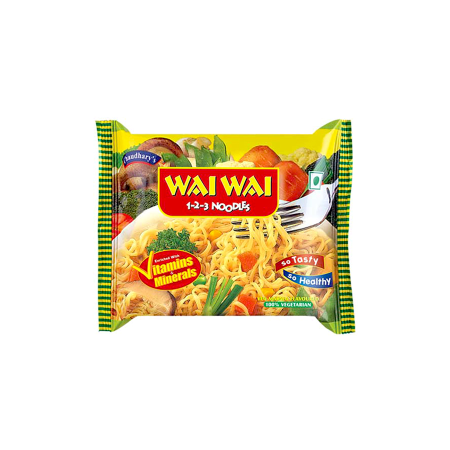 Wai Wai Veg  Masala Noodles Flavoured 70 g
