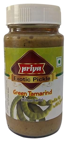 Priya Green Tamarind Pickle 300 g (Without Garlic)
