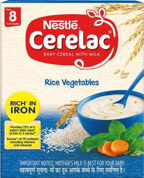 Cerelac Rice Vegetable 300 g (From 8 To 24 Months)