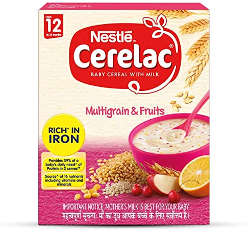 Cerelac Multigrain & Fruits 300 g (From 12 To 24 Months)