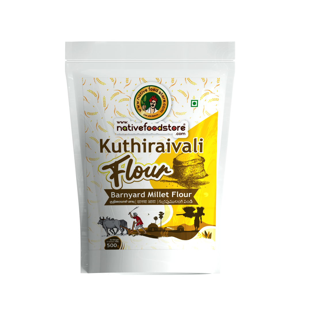 Native Food Store Kuthiraivali Barnyard Millet Flour 500 g