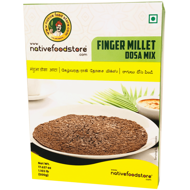 Native Food Store Finger Millet Dosa Mix 500 g