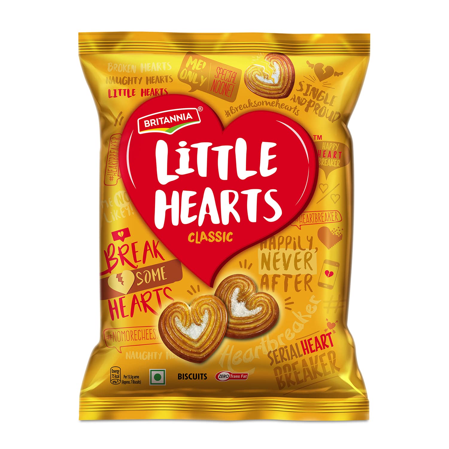 Britannia Little Hearts Classic Biscuits 26 g