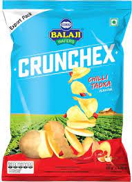 Balaji Wafers Crunchex Chilli Tadaka Flavour 135 g