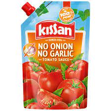 kissan non onion no garlic Tomato Sauce, 450g