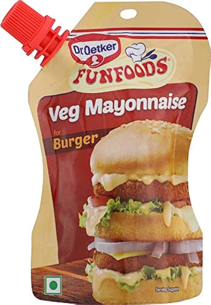 Dr Oetker Funfoods Veg Mayonnaise for Burger 100 g