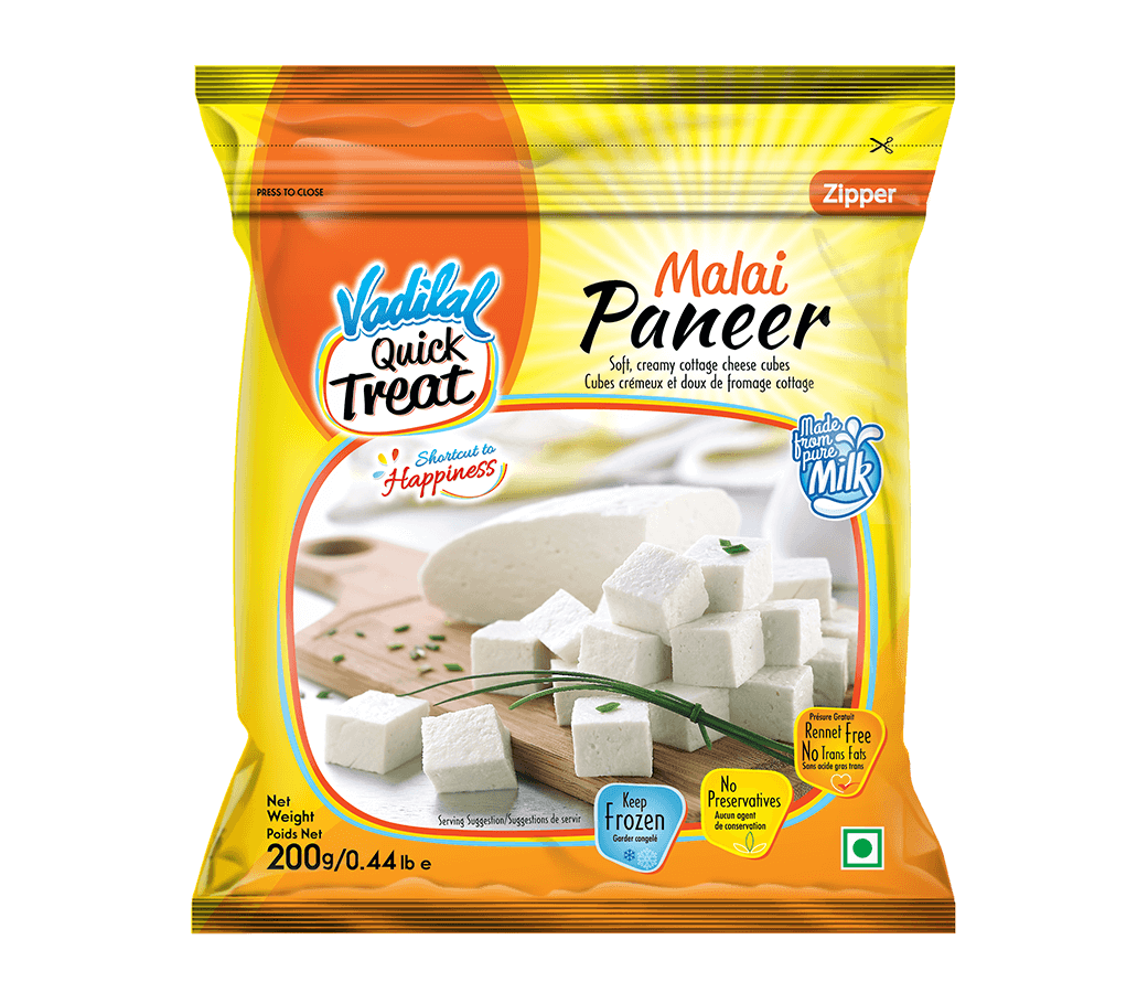 Frozen Vadilal Paneer Cubes 200 g