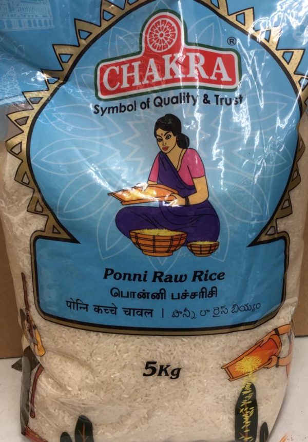 Download Ponni Raw Rice 5 kg Bag (CHAKRA) - Star Bazar Japan