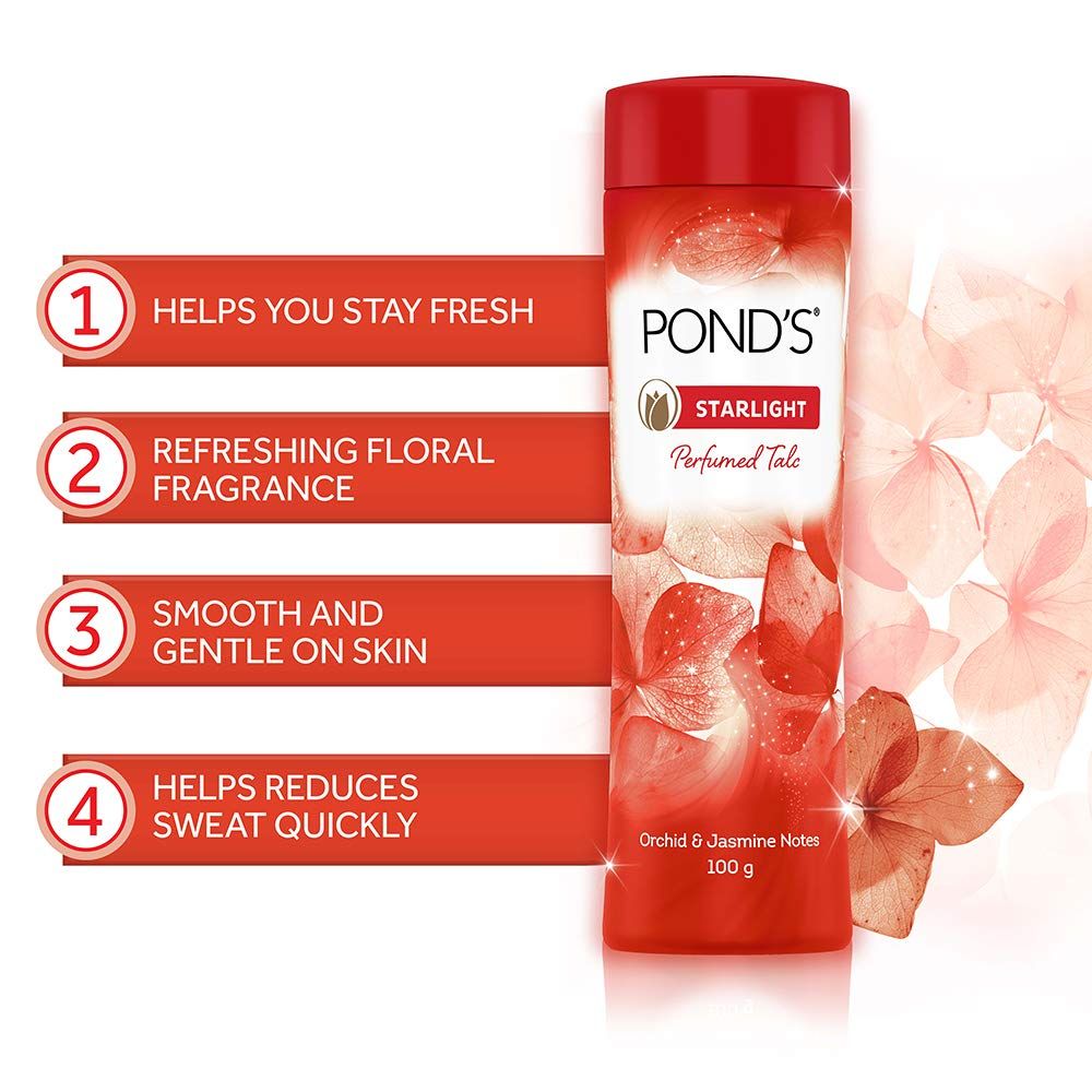 Ponds Starlight Perfumed Talc 100 g