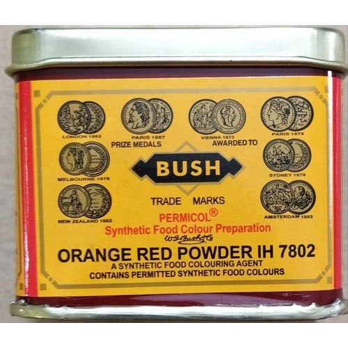 Food Colour Bush Orange Red Powder 100 g