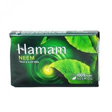 Hamam Neem Tulsi & Aloe Vera Soap 100 g (100% Pure Neem Oil)