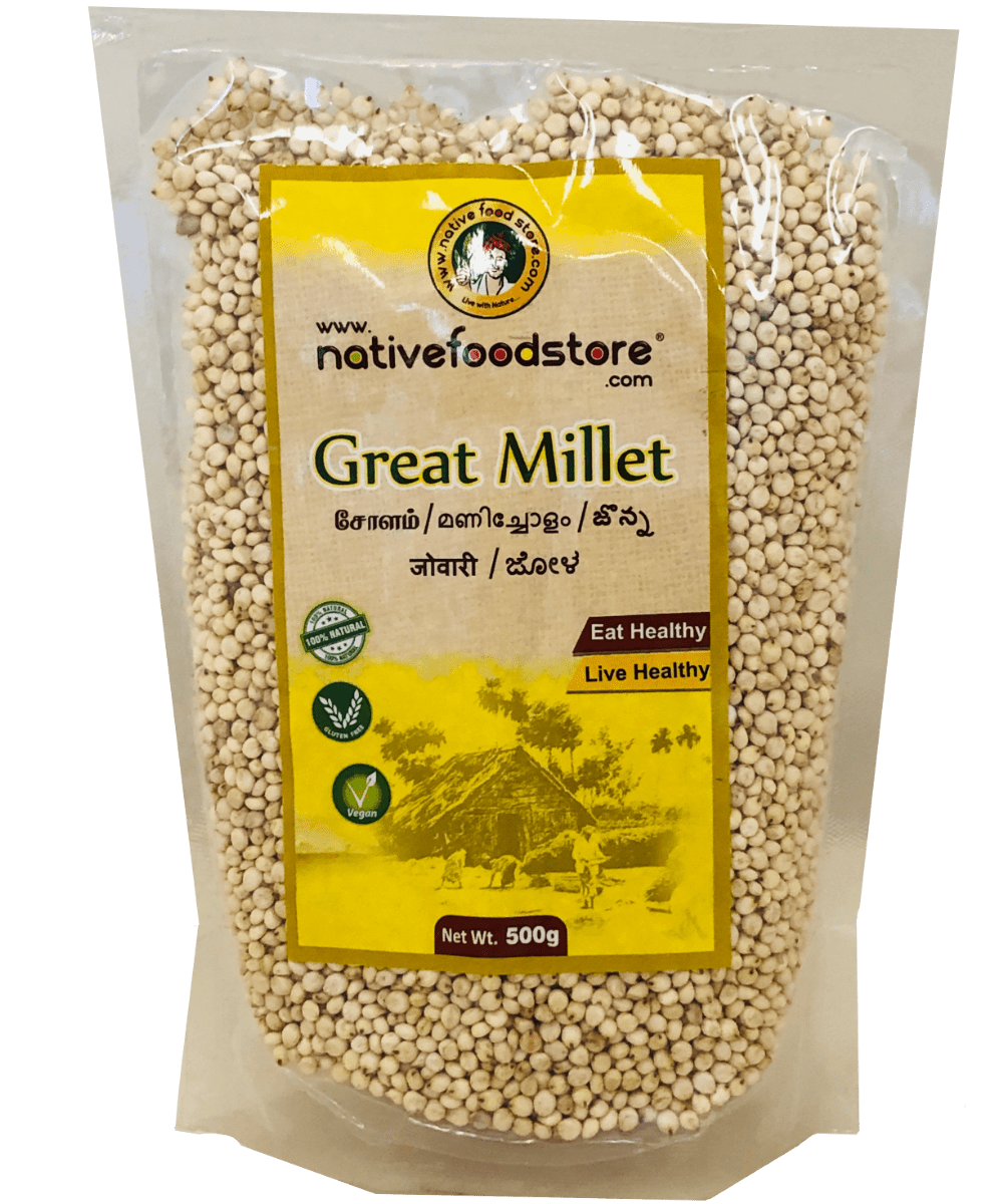 Native Food Store White Cholam/Great Millet 500 g – Star Bazar Japan