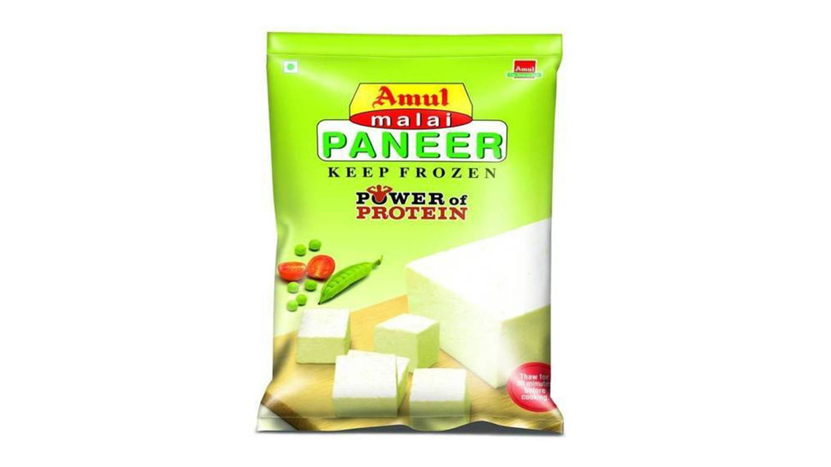 Frozen Amul Paneer Cubes 1 kg