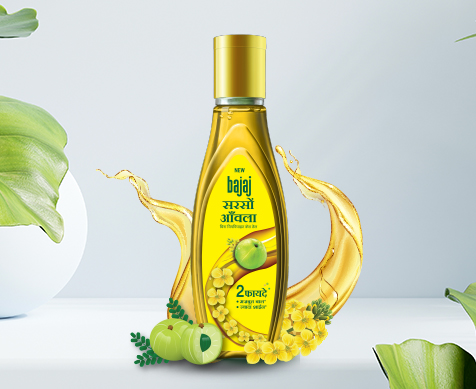 Bajaj Sarson Amla Hair Oil Non-Sticky 160 ml