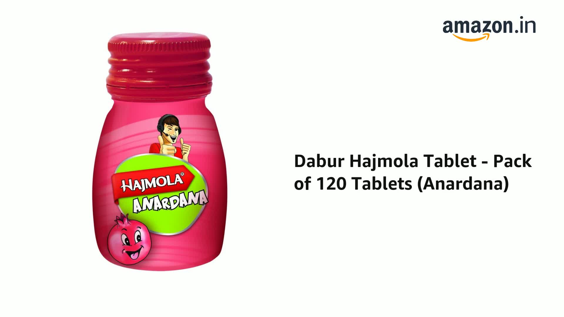 Hajmola Anardana Flavour 120 N Tablets