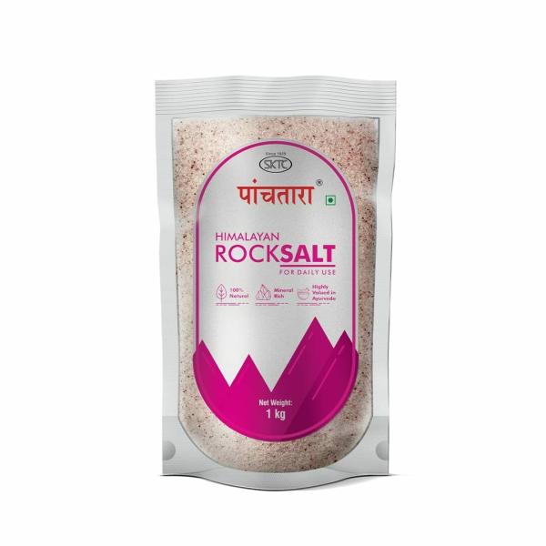 Panchtara Himalayan Rock Salt 1kg (Sindha Namak Pink Salt)