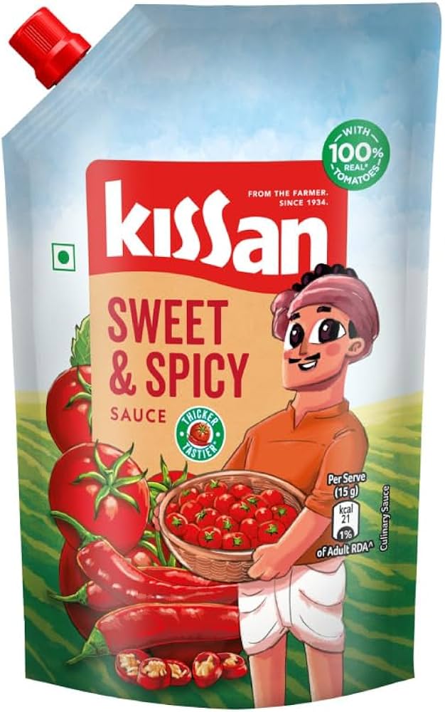 Kissan Sweet & Spicy Tomato Sauce 415 g