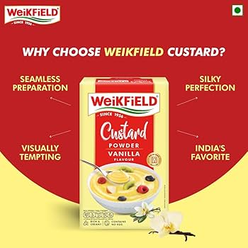 Weikfield Custard Powder Vanilla Flavour 100 g